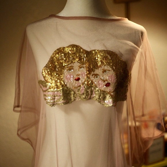 Unlogical Poem Angels Mesh Dress - Picture 1 of 9